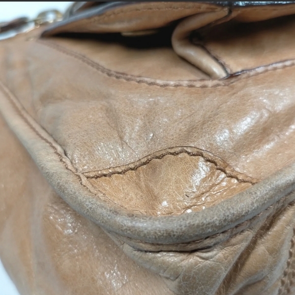 Chloe Tan Leather Tote - Picture 5 of 8